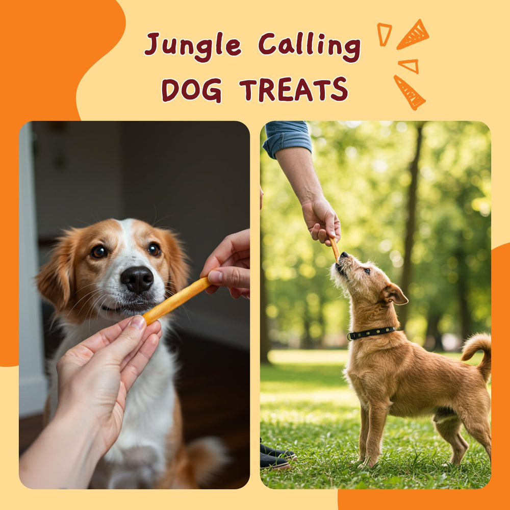 Jungle Calling collagen sticks include safe feeding guidelines for use