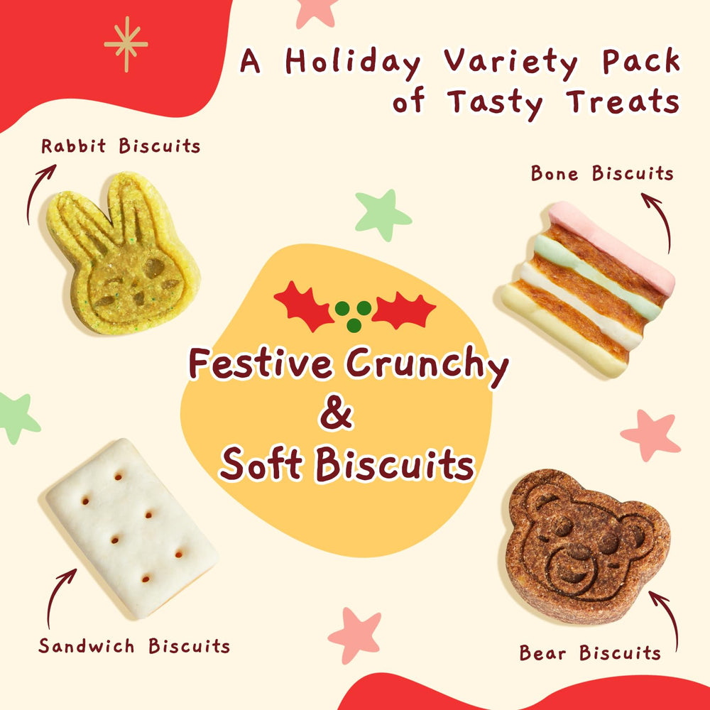 Jungle Calling dog advent calendar 2025 crunchy biscuits entice festive snacking with satisfying crunch