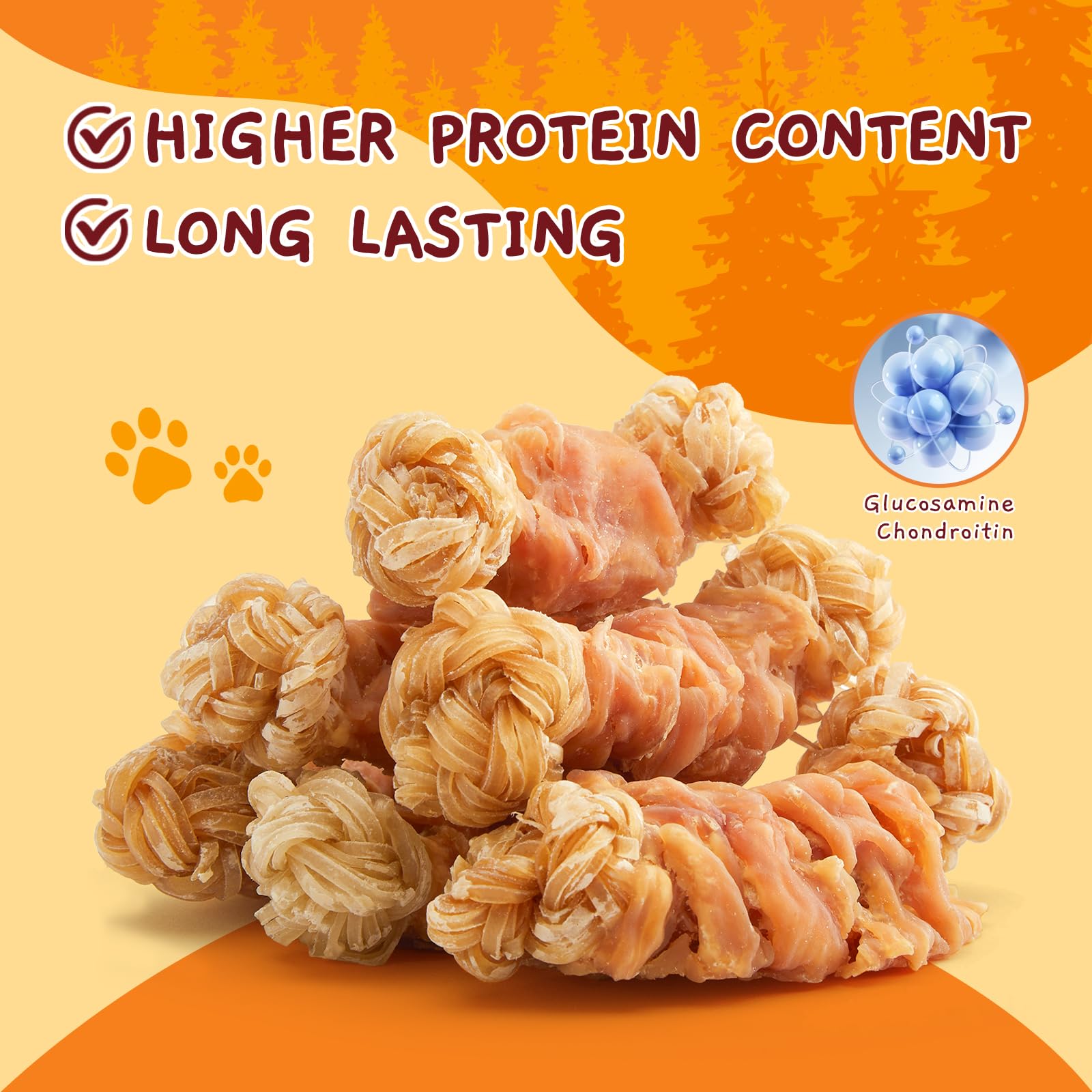 Jungle Calling dog chews tasty tendon outer layer for high-protein snack