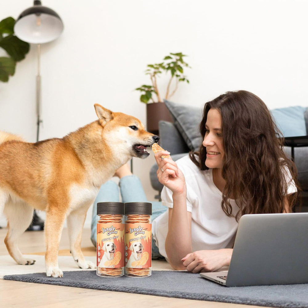 Jungle Calling reward snack in jar reinforces easy, tasty training moments.
