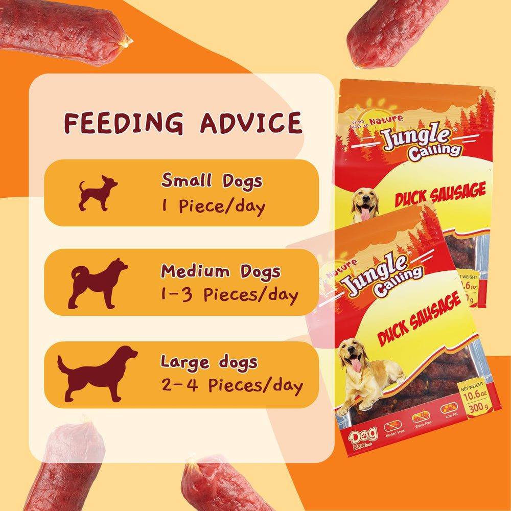Jungle Calling serving in dog bowl demonstrates portion-controlled snacks suitable for small and medium dogs.