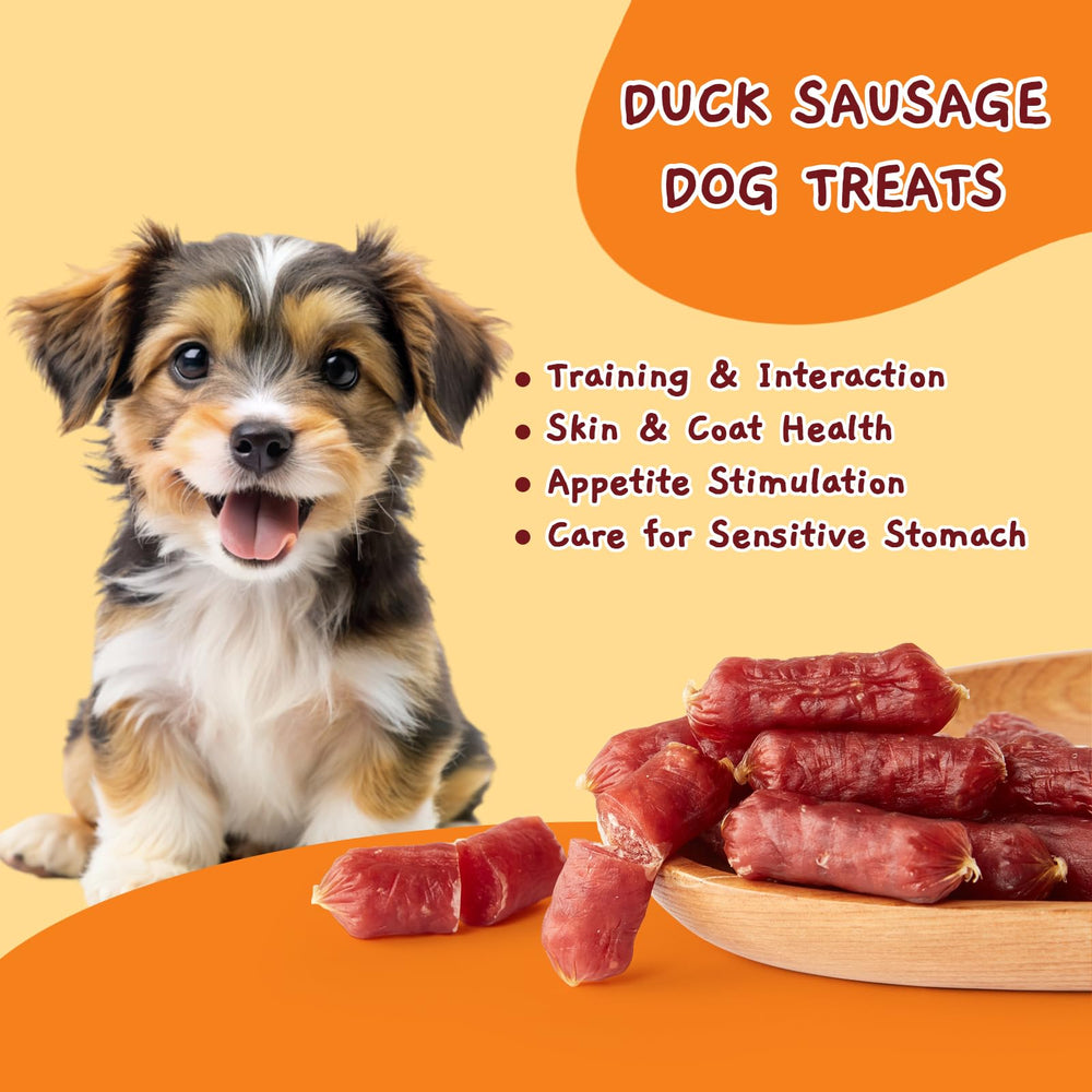 Jungle Calling training session shows a dog receiving a chewy duck treat during practice.