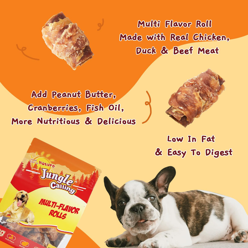 Jungle Calling high-protein rolls with real meats to energize playtime.