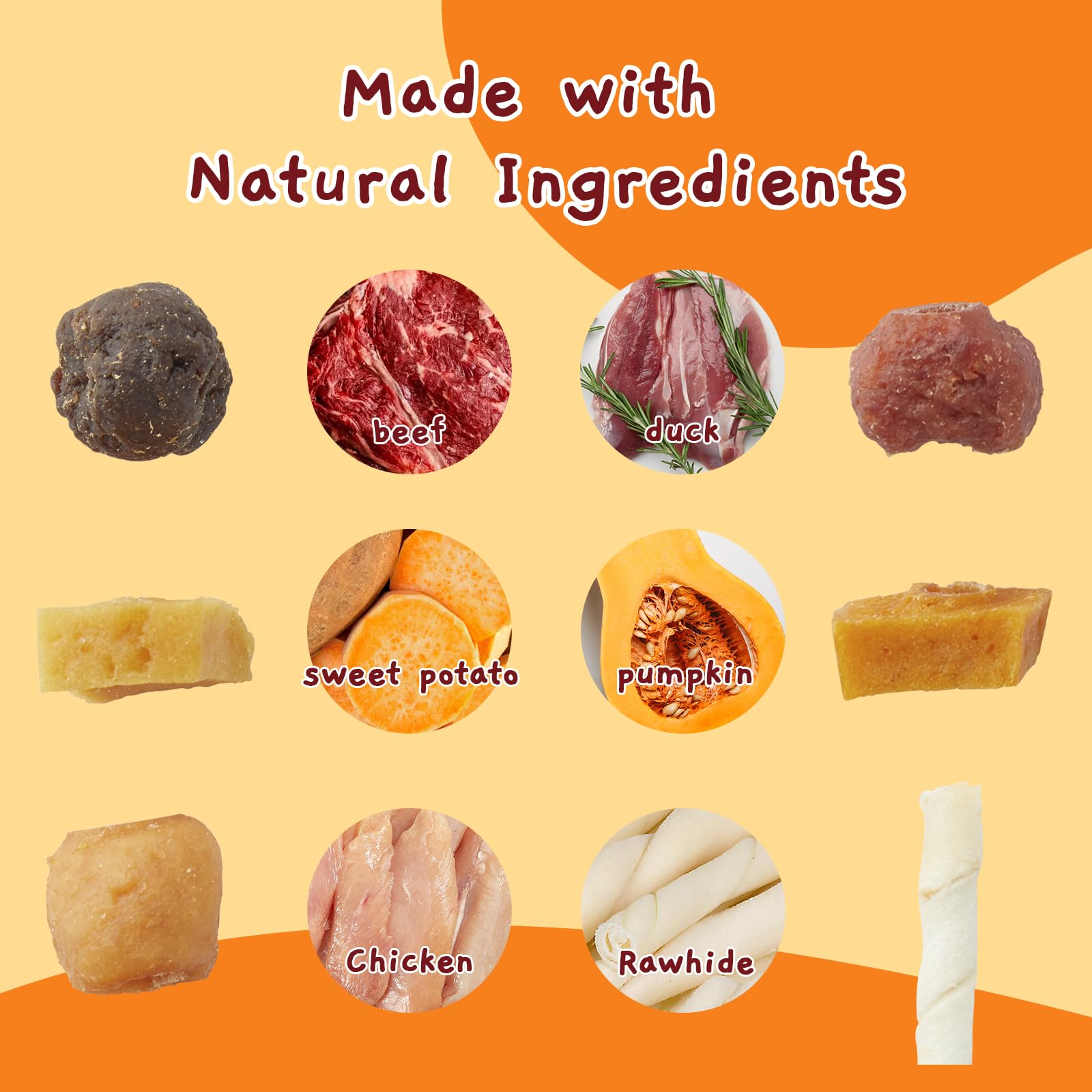 Jungle Calling long-lasting-chews close-up showing durable texture for dogs
