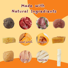Jungle Calling long-lasting-chews close-up showing durable texture for dogs