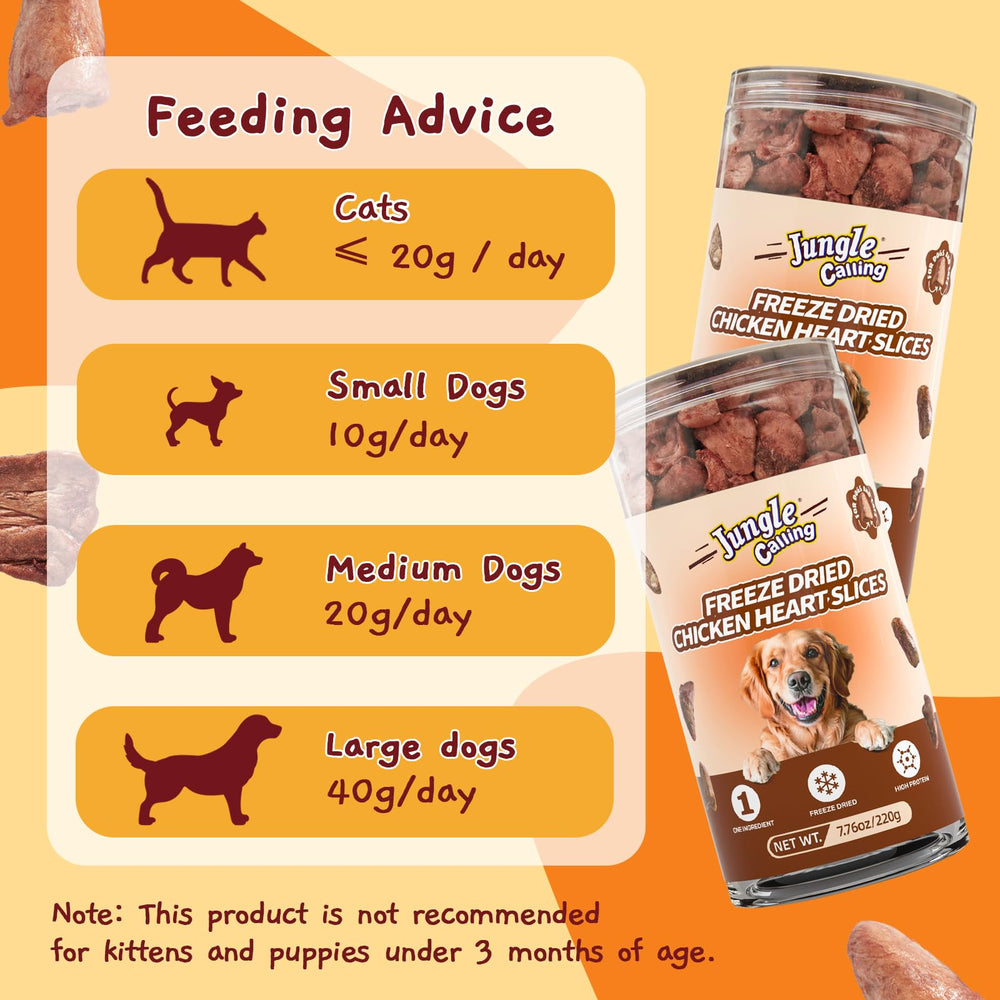 No additives or colorings in Jungle Calling treats for worry-free feeding.