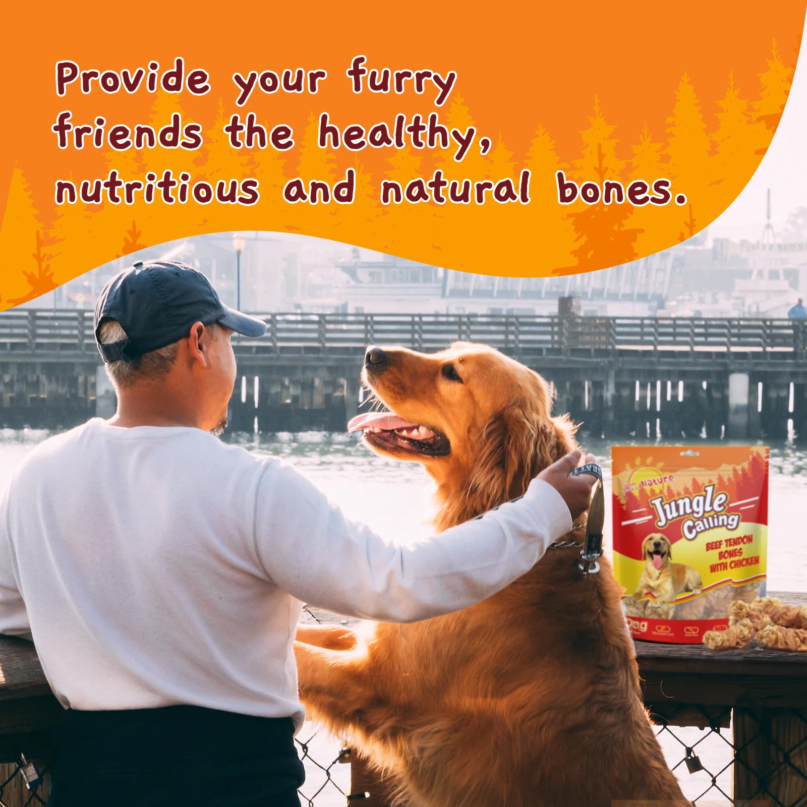 Jungle Calling ready-to-serve beef tendon pack shows energy content