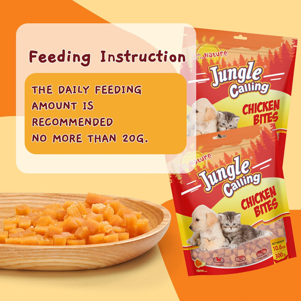 Jungle Calling cat-friendly treats suitable as occasional rewards.