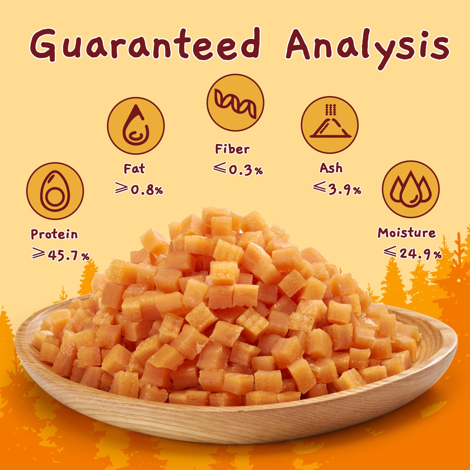 Jungle Calling soft-texture treats ideal for small dogs and seniors.