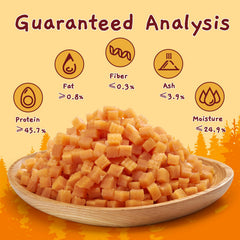 Jungle Calling soft-texture treats ideal for small dogs and seniors.