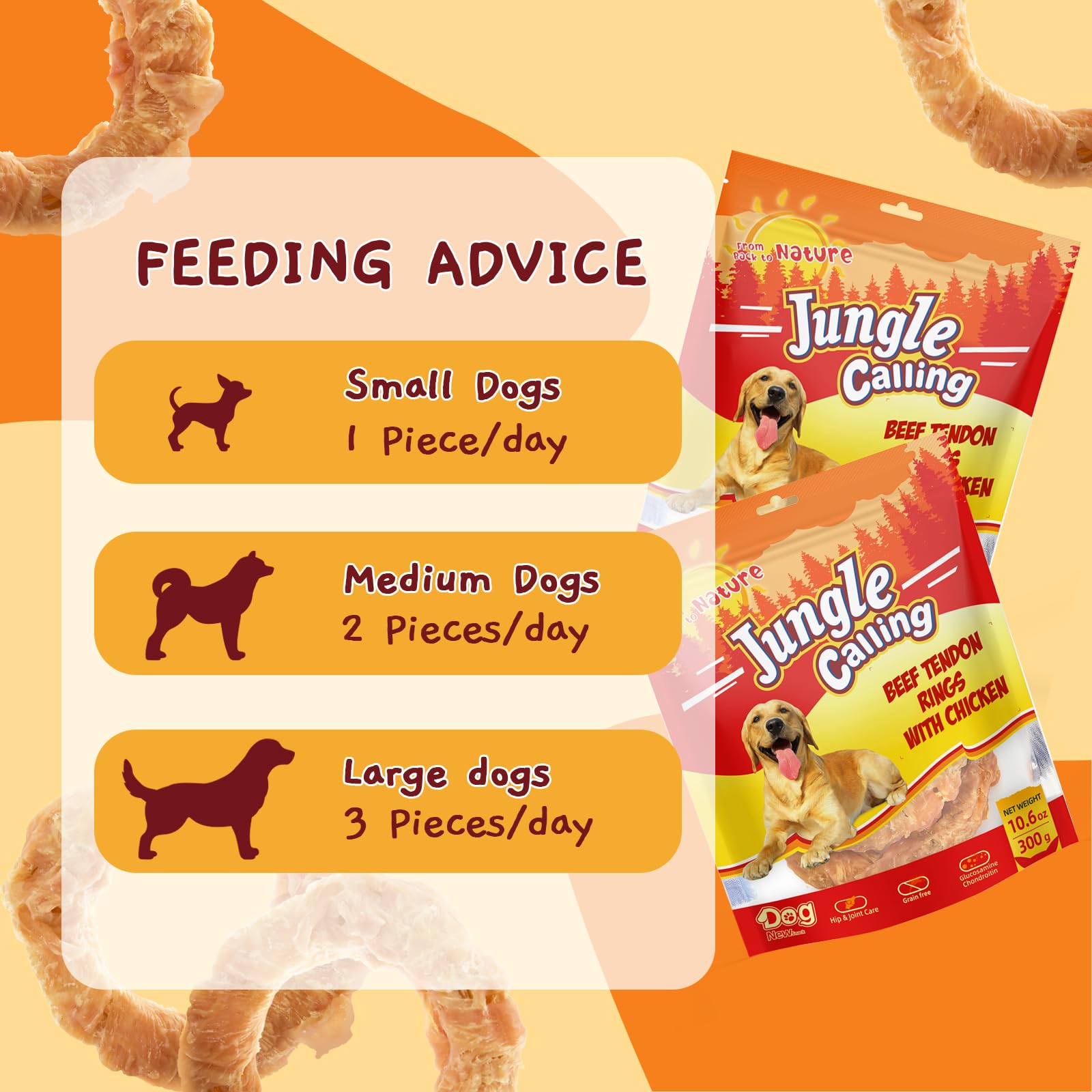 Jungle Calling teeth cleaning chews help with tartar reduction through routine use