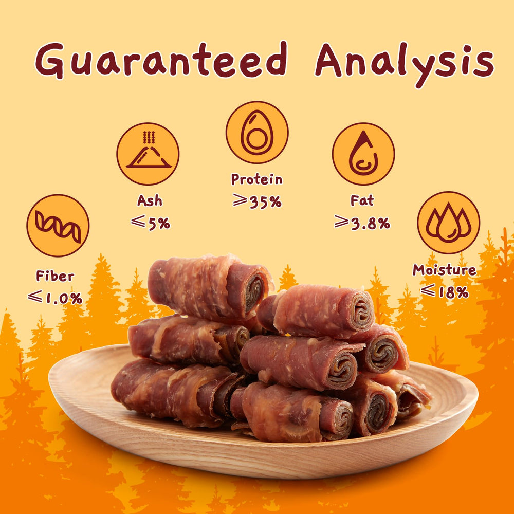 Jungle Calling triple-flavor-rolls close-up ingredients reveal real poultry and beef