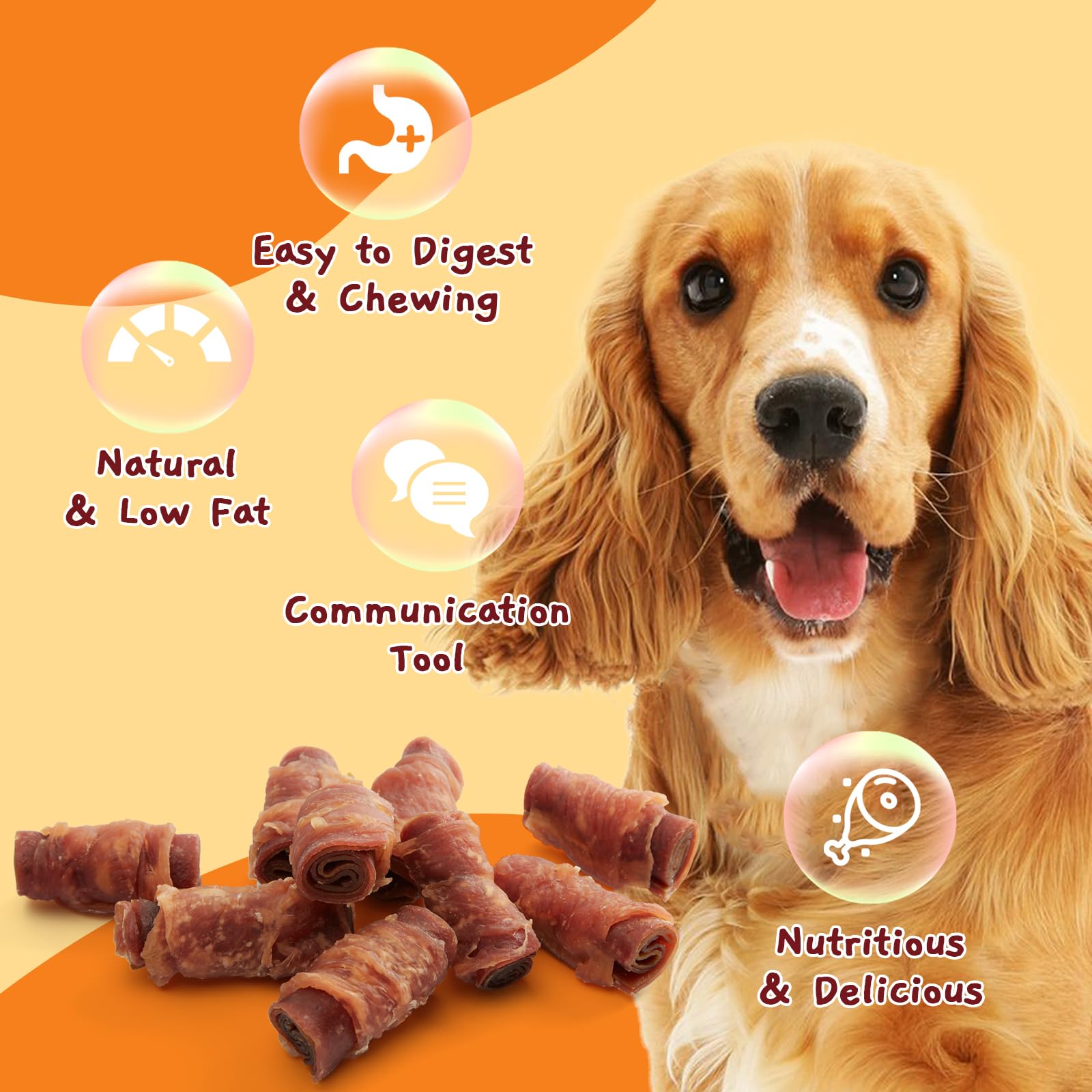 Jungle Calling triple-flavor-rolls rawhide-free recipe offers a safe, satisfying chew
