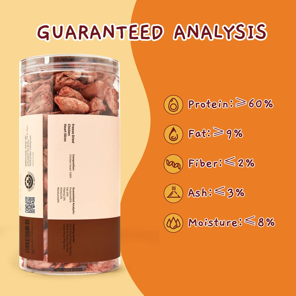 Freeze-dried processing by Jungle Calling using ultra-low temperature preservation.