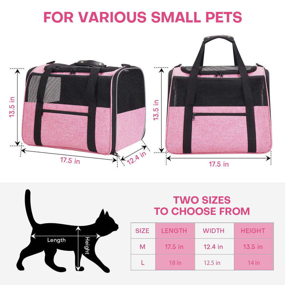 JUNGYOUN cat carrier adjustable straps support shoulder or crossbody comfort.
