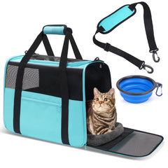 JUNGYOON Premium Cat Carrier front view shows airline-approved in-cabin design