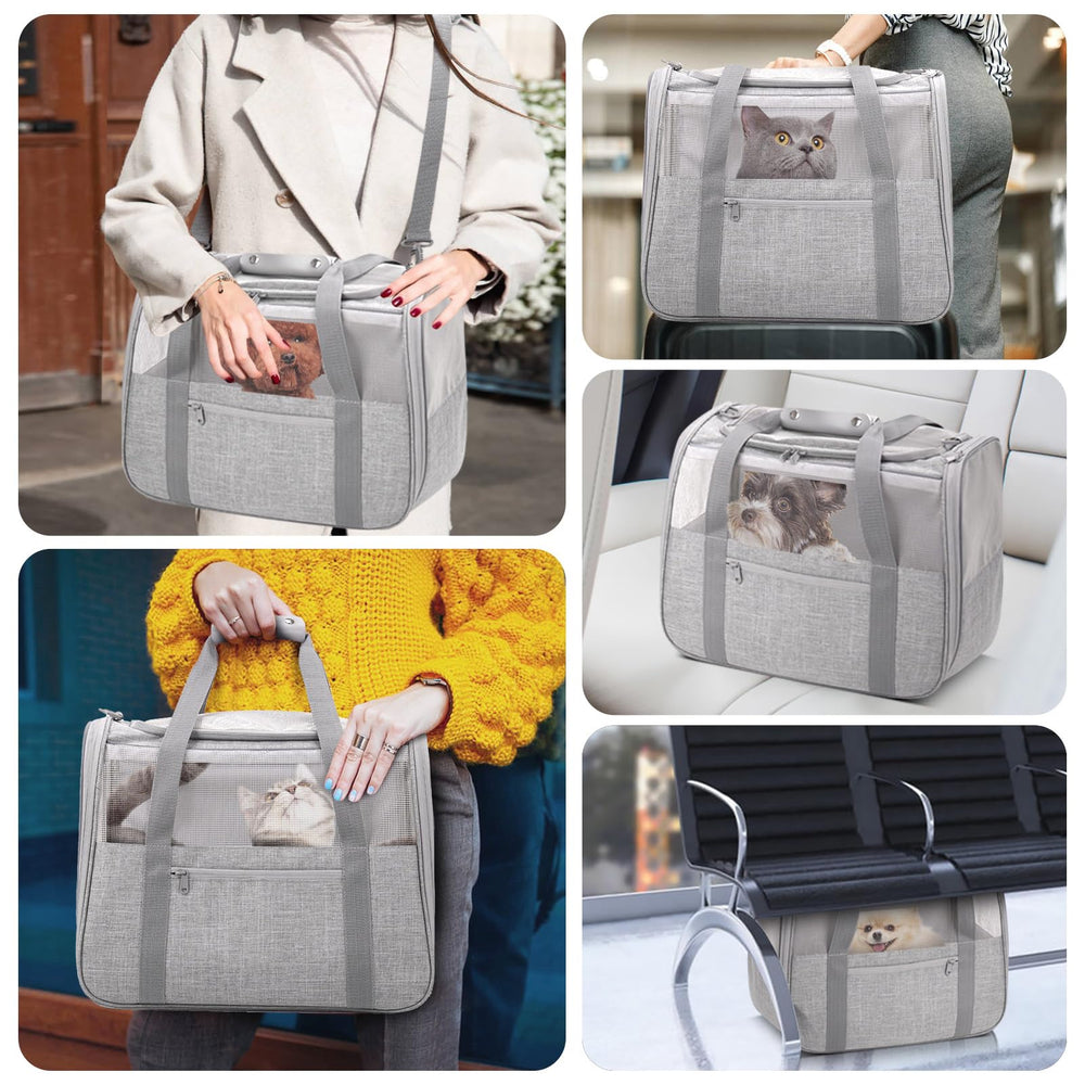 JUNGYOON Premium Cat Carrier plush pad offers cozy comfort during travel