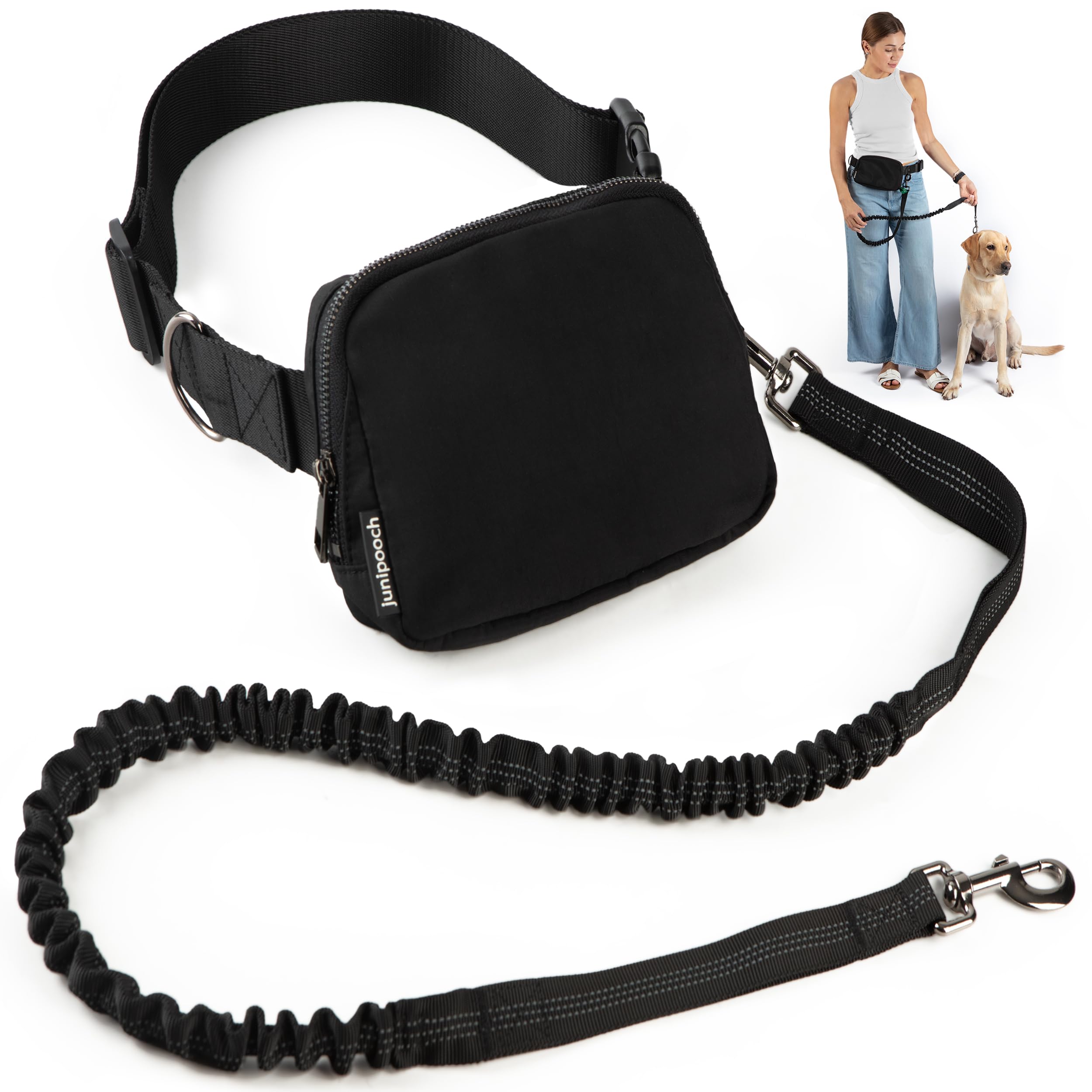 JUNIPOOCH durable-water-resistant-nylon withstands daily use and weather.