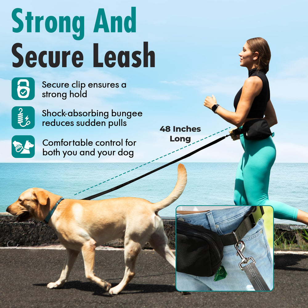 JUNIPOOCH waste-bag-dispenser adds convenient cleanup on walks.