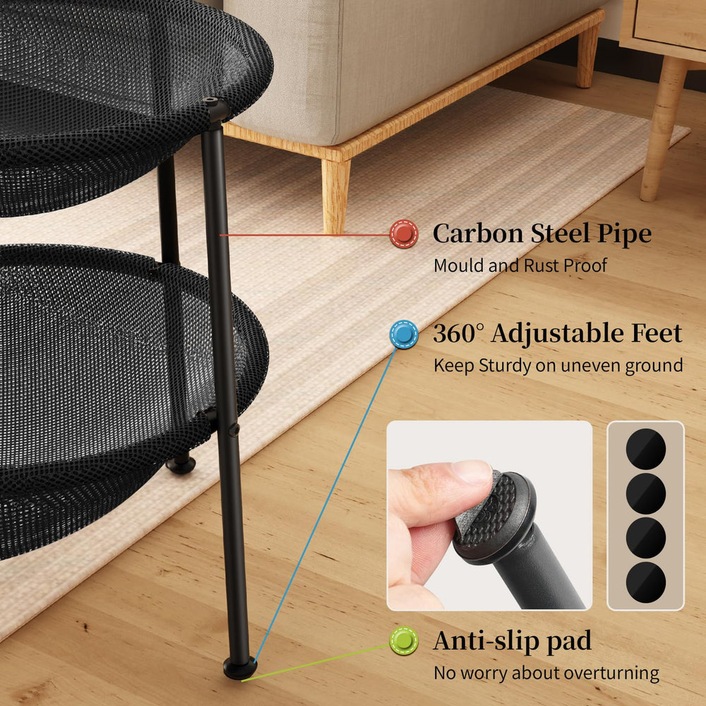 JUNSPOW anti-slip mats close-up enhances safe footing.
