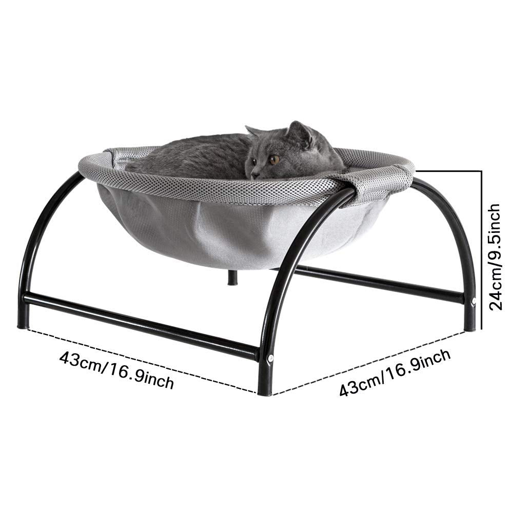 JUNSPOW cat bed removable lid simplifies cleaning and maintenance.