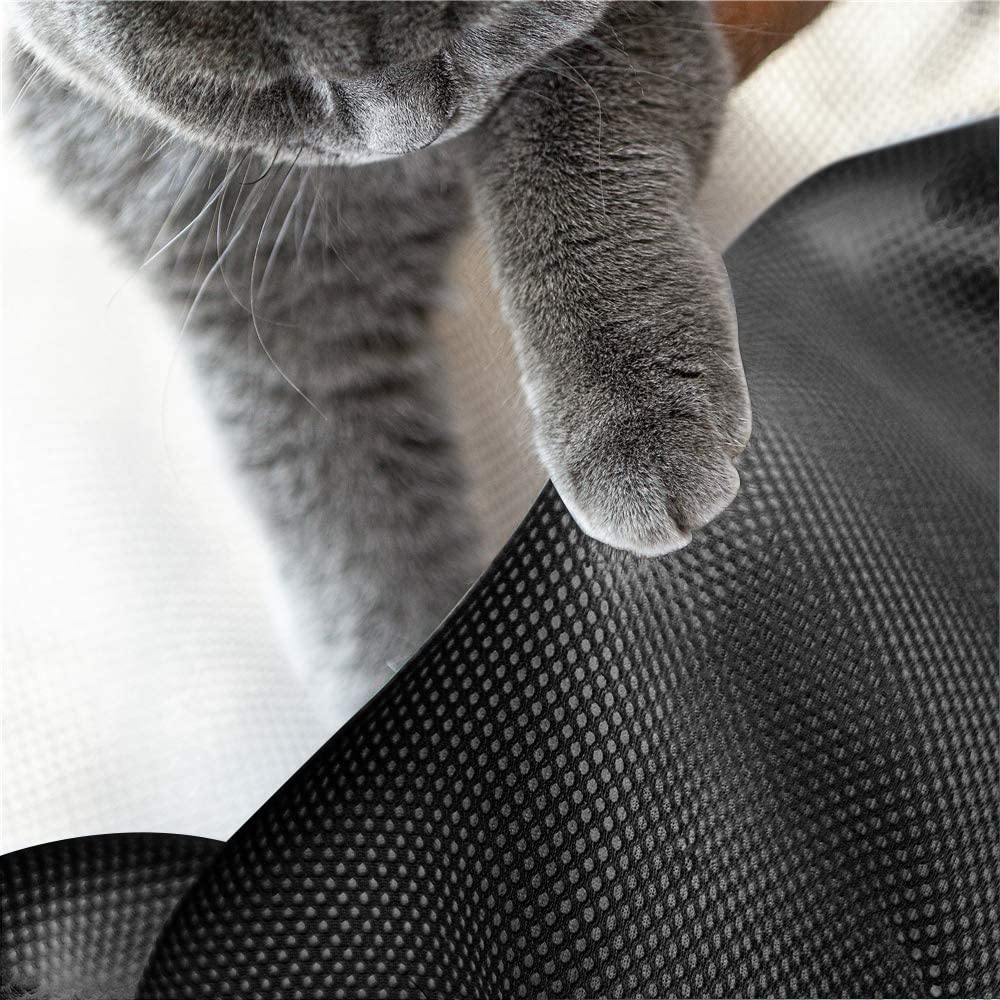 JUNSPOW cat bed replacement net cover on bed shows breathable surface for comfort