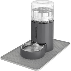 JUNSPOW cat water dispenser 4L side view, ideal for extended pet hydration between refills.