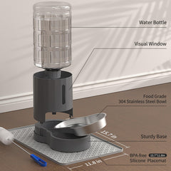 JUNSPOW gravity mechanism, no electricity required for automatic refills.
