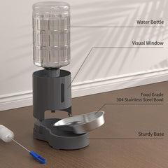 JUNSPOW gravity-refill shows hands-off water supply during travel