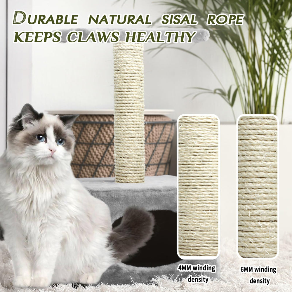 Juomid cuerda sisal para torres de gatos, mantiene las garras entretenidas