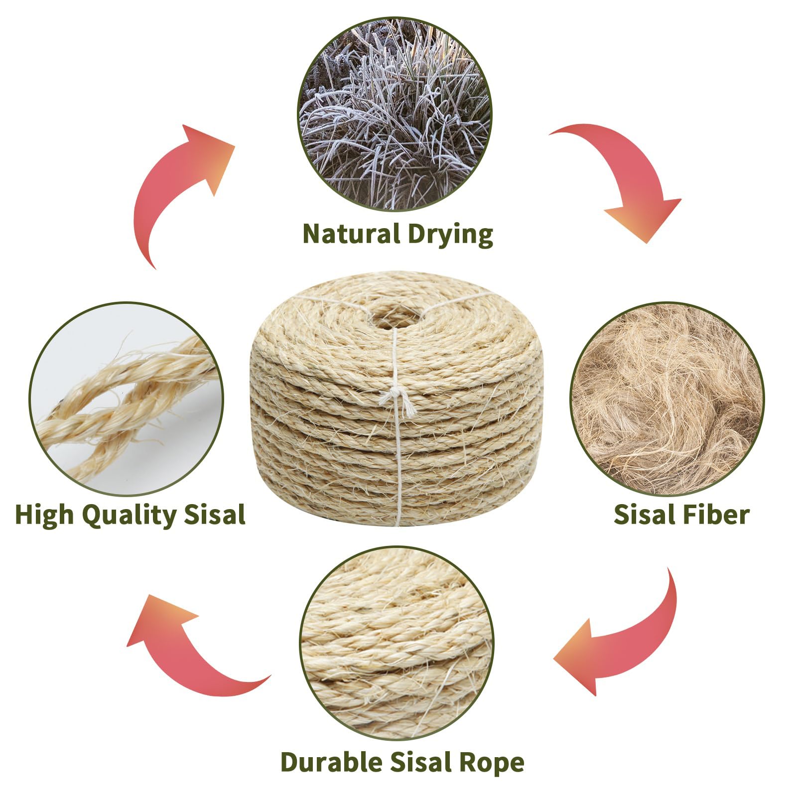 Juomid sisal rope in indoor outdoor use scenario
