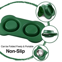 Juqiboom silicone non-slip mat keeps bowls steady during meals