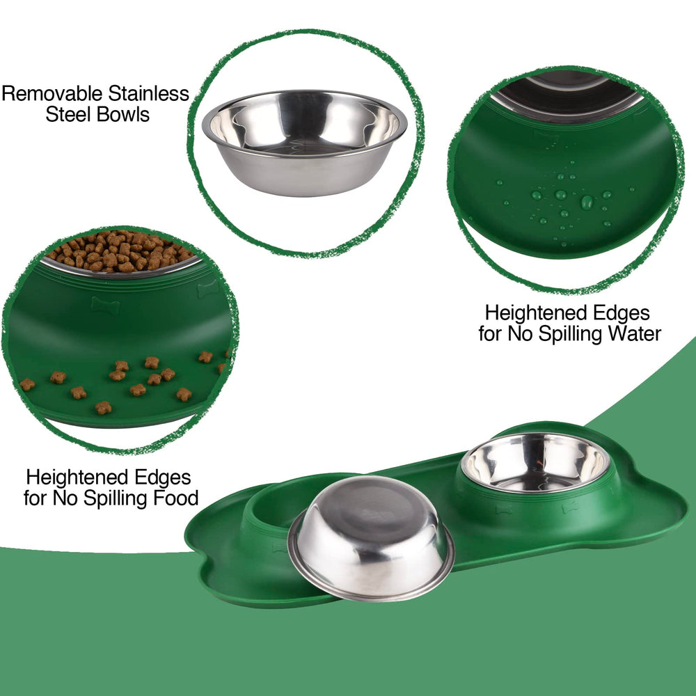Juqiboom rolled-edge mat contains spills for a cleaner floor