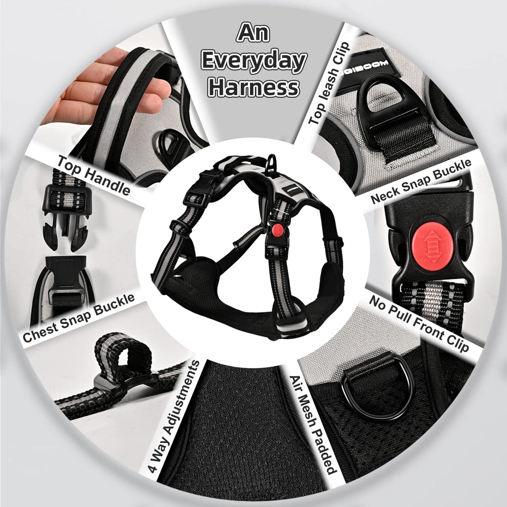 Juqiboom Reflective straps boost visibility during night walks.