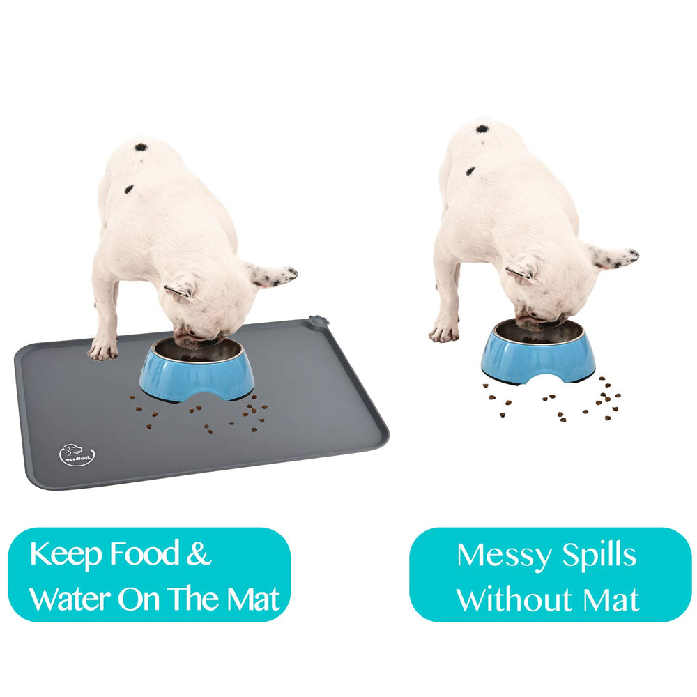 Juqiboom travel-friendly silicone mat demonstrates flexible roll-up for on-the-go use.
