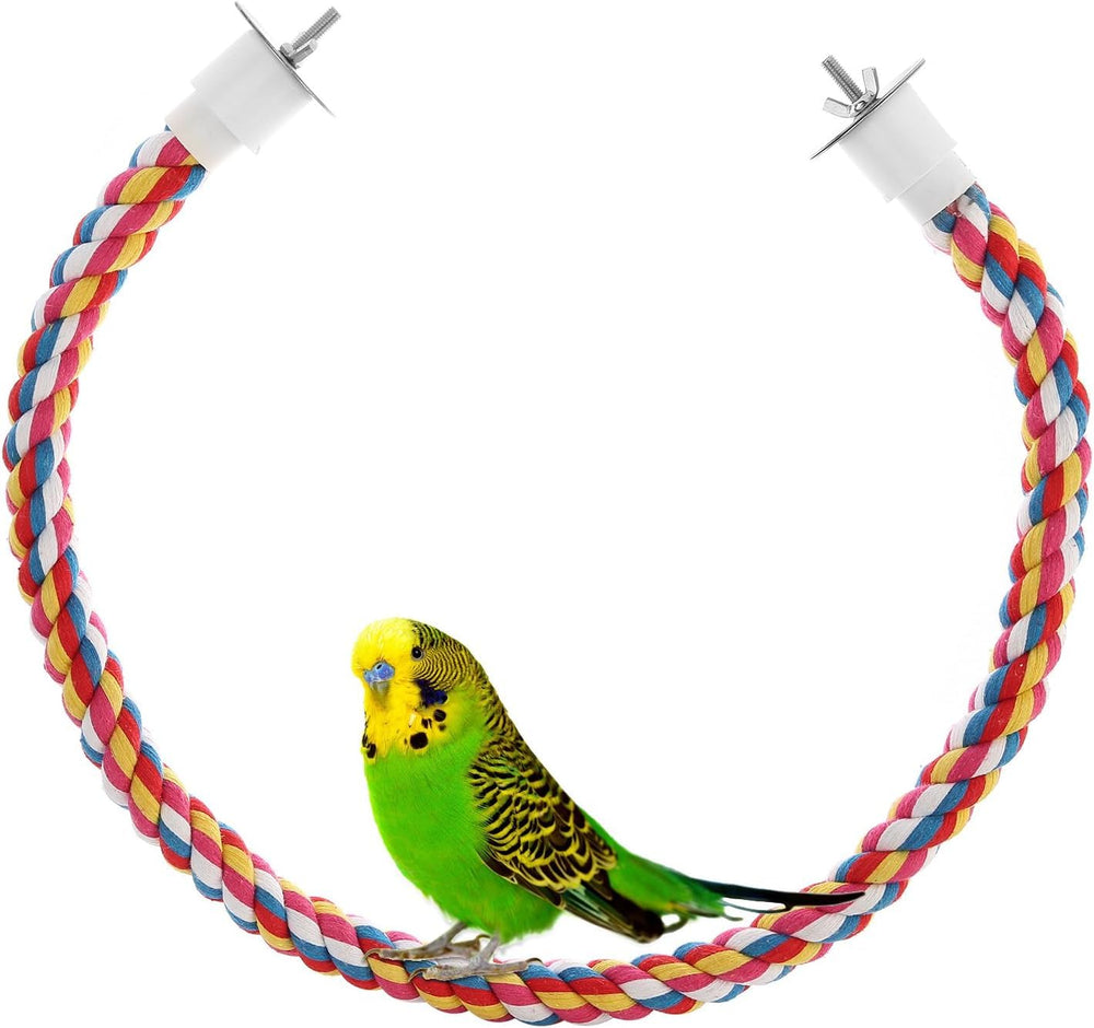 Jusney Parrot Toy Exercise Perch supports active play and movement.