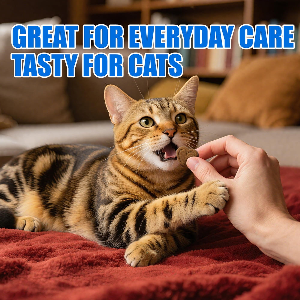 Just Try 300 Bites-dosage-guide shows easy-to-follow serving size for pets