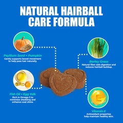 Just Try 300 Bites with omega-3 fish oil—promotes coat health