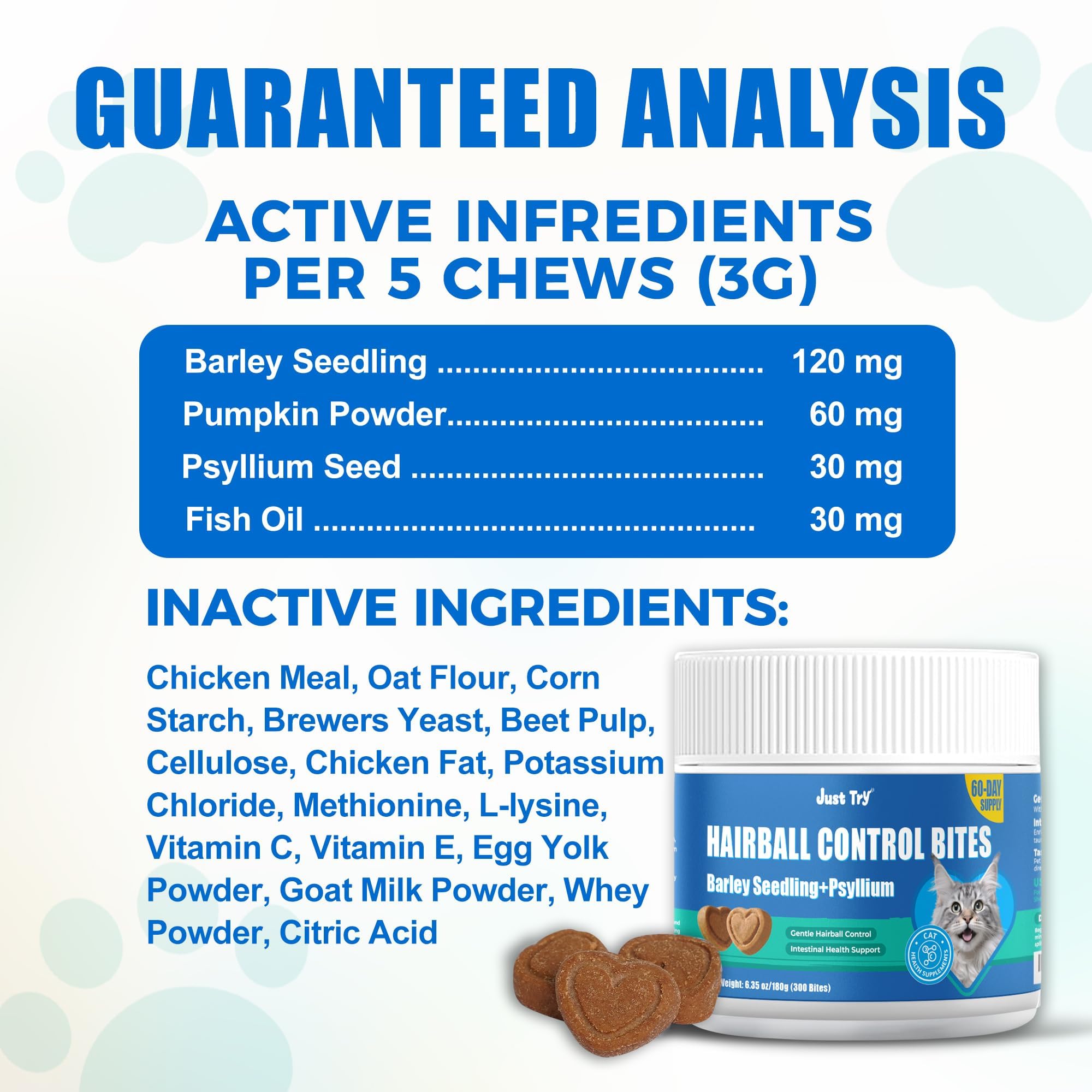 Just Try packaging front—natural, additive-free formula