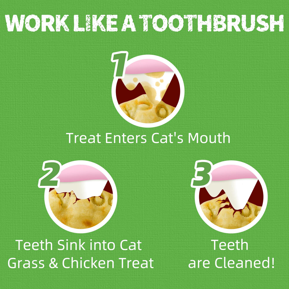 Just Try cat grass jerky jar emphasizes freshness and easy dispensing.