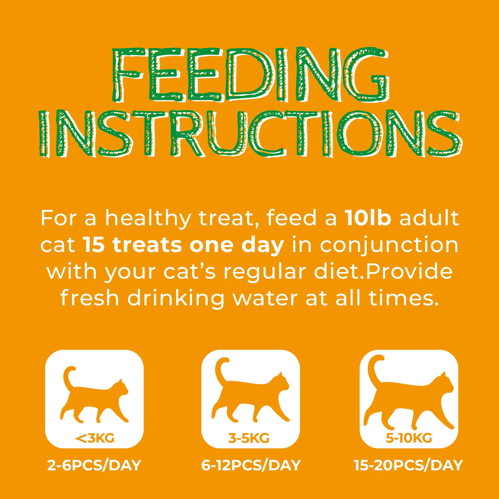 Just Try cat treats low-calorie snack in bowl, kitten-friendly portion