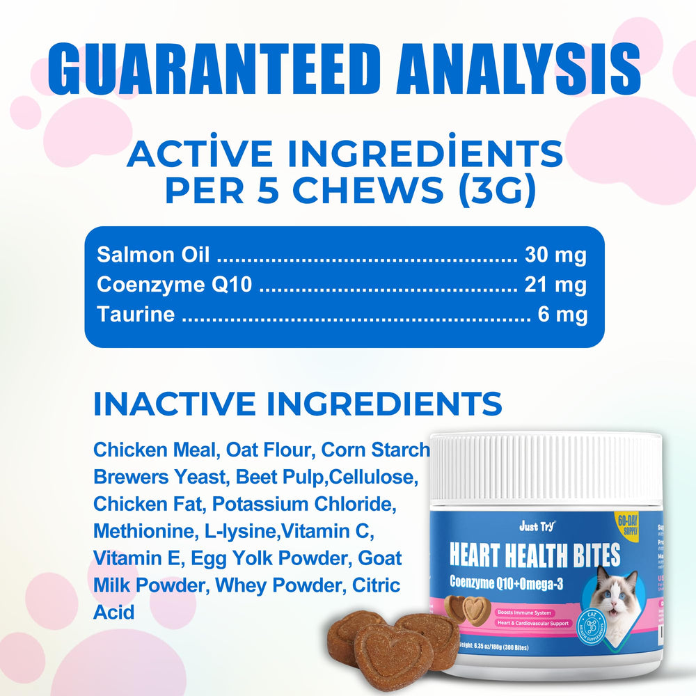 Just Try CoQ10 Bites 300-count bottle highlights long-term heart health routine