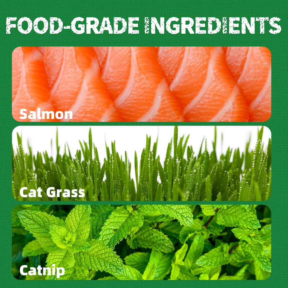 Just Try dental-cleaning treats in salmon flavor for tartar reduction