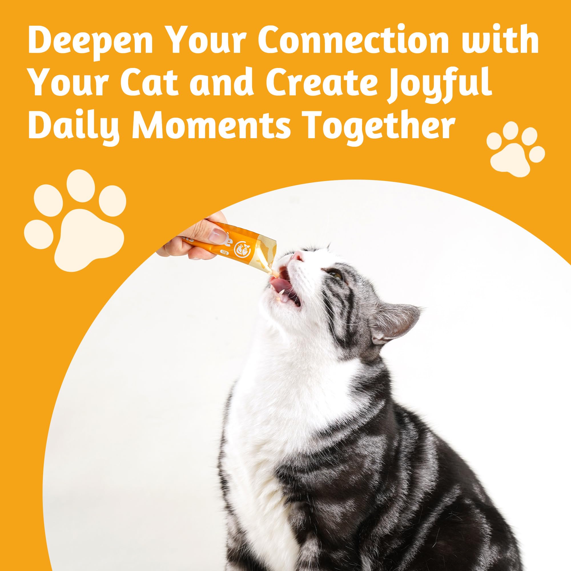 Just Try grain free cat treats label closeup emphasizes grain free formula