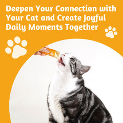 Just Try grain free cat treats label closeup emphasizes grain free formula