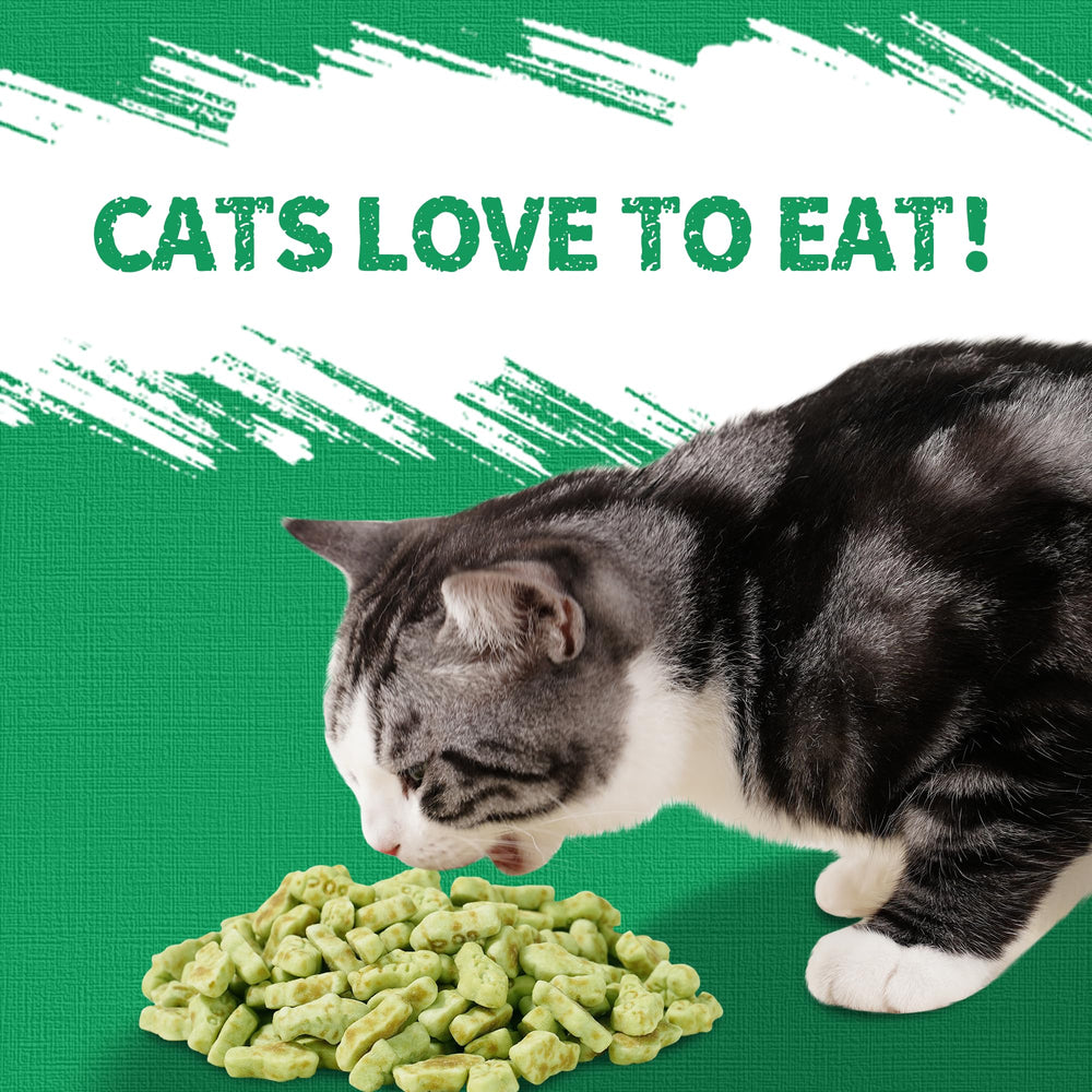 Just Try green-tea breath-freshness shot highlights natural ingredients and oral-friendly crunch.