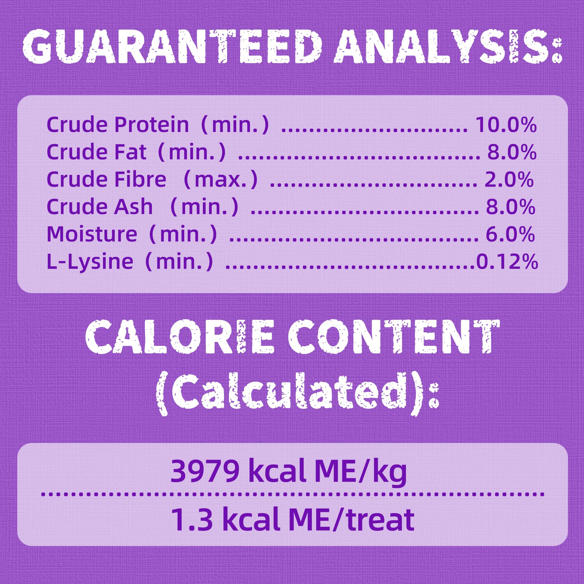 Just Try Lysine Cat Treats Crunch texture aids dental care