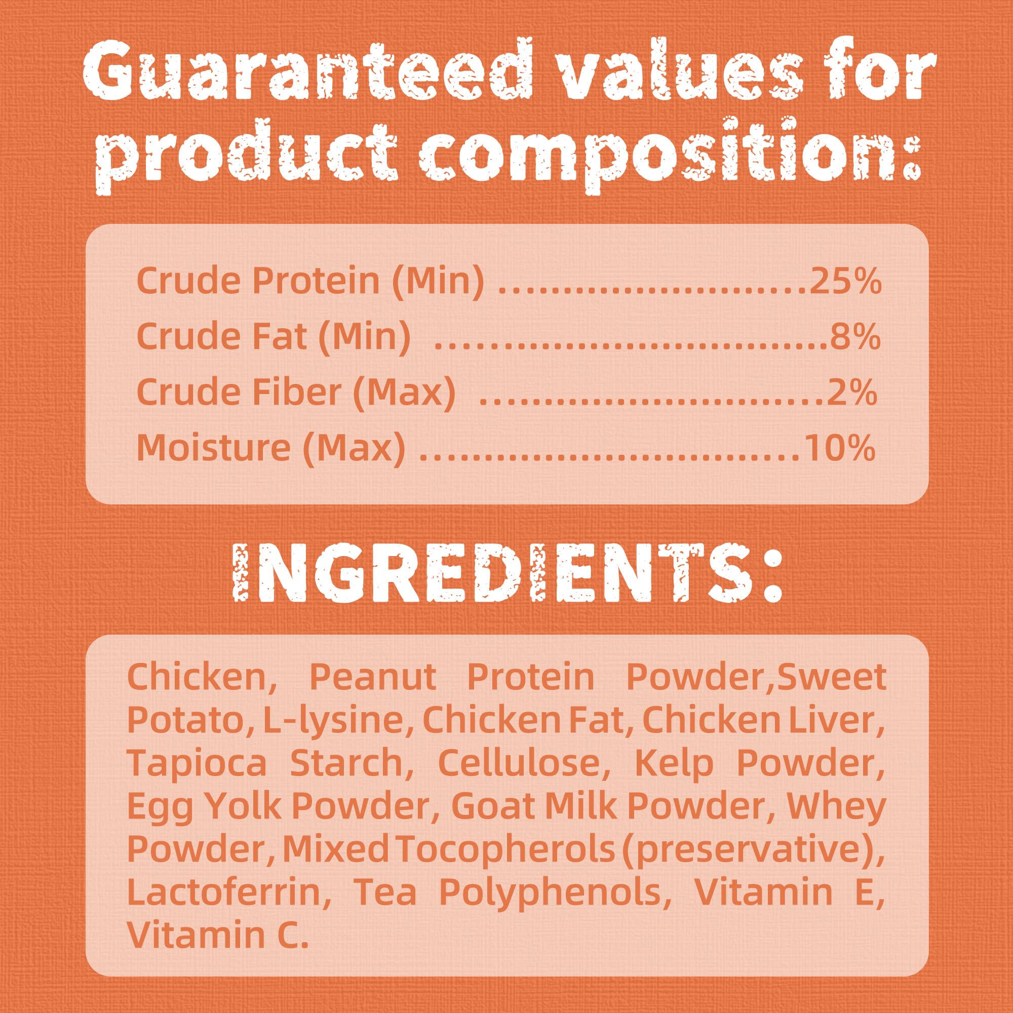 Just Try Lysine Cat Treats jar close-up—airtight seal preserves flavor and crunch.