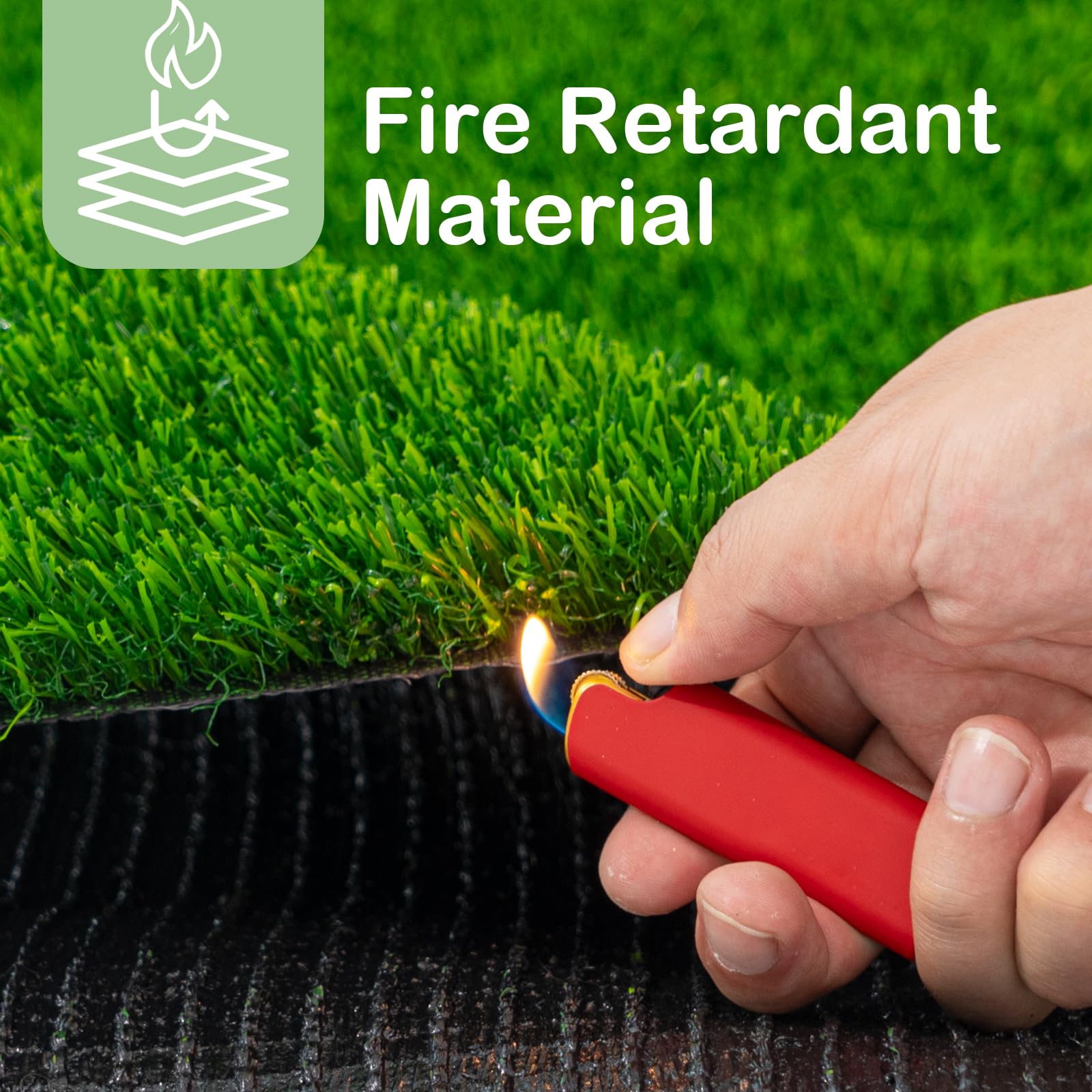 JUSTYEZI large dog grass pad fits puppies and big dogs comfortably.