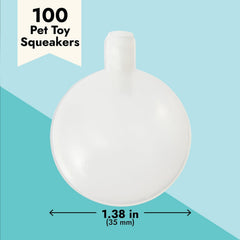 Juvale bulk pack of 100 squeakers for quick repairs